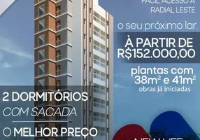 Foto 1 de Apartamento com 2 Quartos à venda, 38m² em Cidade Patriarca, São Paulo