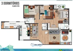 Foto 1 de Apartamento com 3 Quartos à venda, 125m² em Jardim São Luiz, Embu das Artes