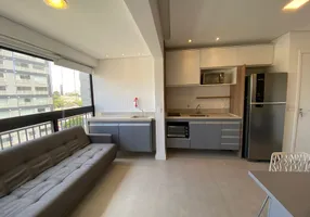 Foto 1 de Apartamento com 1 Quarto para alugar, 35m² em Campo Belo, São Paulo