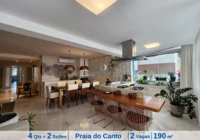 Foto 1 de Apartamento com 4 Quartos à venda, 190m² em Praia do Canto, Vitória