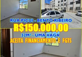 Foto 1 de Apartamento com 1 Quarto à venda, 32m² em Bento Ribeiro, Rio de Janeiro