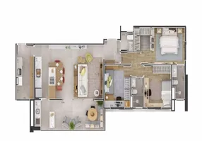 Foto 1 de Apartamento com 3 Quartos à venda, 143m² em Santa Helena, Bragança Paulista
