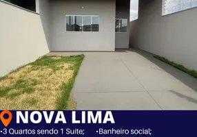 Foto 1 de Casa com 3 Quartos à venda, 90m² em Nova Lima, Campo Grande