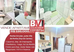 Foto 1 de Apartamento com 2 Quartos à venda, 72m² em Penha Circular, Rio de Janeiro