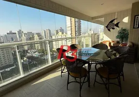 Foto 1 de Apartamento com 3 Quartos para alugar, 181m² em Gonzaga, Santos