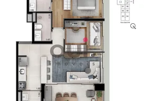 Foto 1 de Apartamento com 2 Quartos à venda, 70m² em Vila Sao Francisco (Zona Sul), São Paulo
