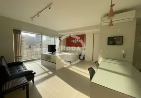 Foto 1 de Apartamento com 1 Quarto para alugar, 52m² em Pompeia, Santos