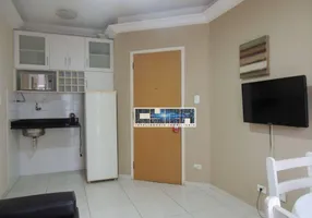 Foto 1 de Flat com 1 Quarto para alugar, 32m² em Gonzaga, Santos