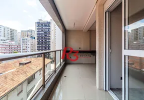 Foto 1 de Apartamento com 3 Quartos à venda, 128m² em Embaré, Santos