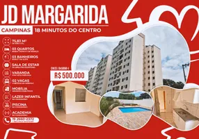 Foto 1 de Apartamento com 3 Quartos à venda, 75m² em Jardim Margarida, Campinas