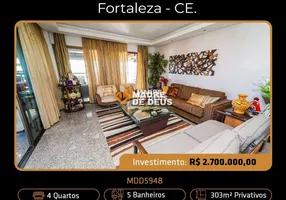 Foto 1 de Apartamento com 4 Quartos à venda, 304m² em Patriolino Ribeiro, Fortaleza