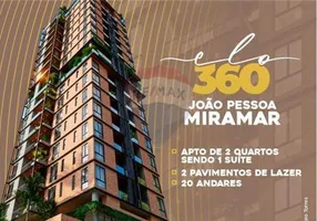 Foto 1 de Cobertura com 2 Quartos à venda, 119m² em Miramar, João Pessoa