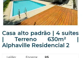 Foto 1 de Casa de Condomínio com 4 Quartos à venda, 630m² em Alphaville Residencial Dois, Barueri