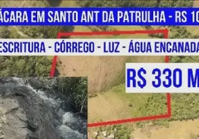 Foto 1 de Fazenda/Sítio com 1 Quarto à venda, 100m² em Pinheirinhos, Santo Antônio da Patrulha