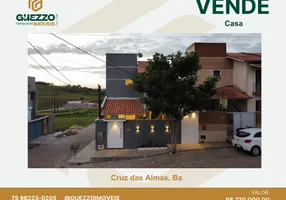 Foto 1 de Casa com 3 Quartos à venda, 128m² em Centro, Cruz das Almas