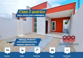 Foto 1 de Casa com 3 Quartos à venda, 86m² em Ancuri, Fortaleza