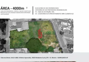 Foto 1 de Lote/Terreno à venda, 4000m² em Jardim Alianca, Guarulhos