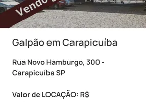 Foto 1 de Galpão/Depósito/Armazém à venda, 36000m² em Vila Sul Americana, Carapicuíba