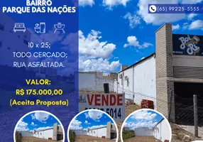 Foto 1 de Lote/Terreno à venda, 10m² em Parque Residencial das Nações Indígenas, Cuiabá