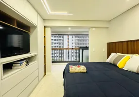 Foto 1 de Flat com 1 Quarto à venda, 25m² em Brooklin, São Paulo