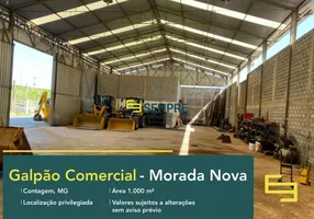 Foto 1 de Galpão/Depósito/Armazém para alugar, 1000m² em Morada Nova, Contagem