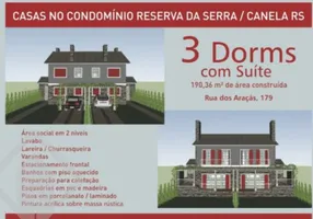 Foto 1 de Casa de Condomínio com 3 Quartos à venda, 190m² em Centro, Canela