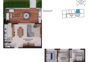 Foto 1 de Apartamento com 3 Quartos à venda, 149m² em Cidade Universitaria Pedra Branca, Palhoça