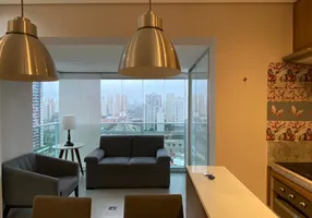 Foto 1 de Apartamento com 1 Quarto para alugar, 40m² em Cidade Monções, São Paulo