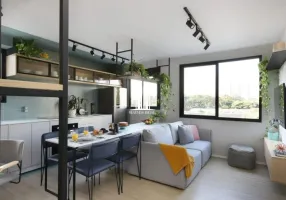 Foto 1 de Apartamento com 1 Quarto à venda, 34m² em Campo Grande, São Paulo