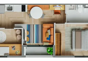 Foto 1 de Apartamento com 2 Quartos à venda, 36m² em Conceição, São Paulo