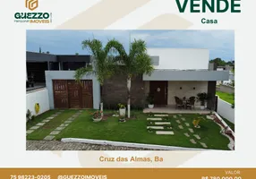 Foto 1 de Casa de Condomínio com 3 Quartos à venda, 300m² em Centro, Cruz das Almas