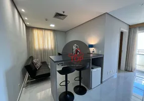Foto 1 de Flat com 1 Quarto para venda ou aluguel, 44m² em Centro, Santo André