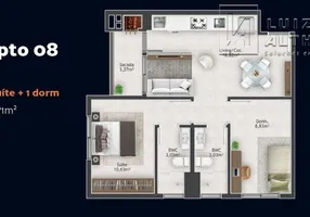 Foto 1 de Apartamento com 2 Quartos à venda, 57m² em Passa Vinte, Palhoça