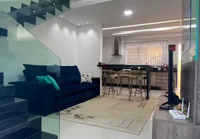 Foto 1 de Sobrado com 3 Quartos à venda, 85m² em Vila Caicara, Praia Grande