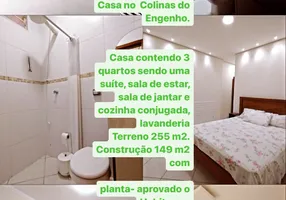 Foto 1 de Casa com 3 Quartos à venda, 149m² em Residencial Colinas do Engenho I, Limeira