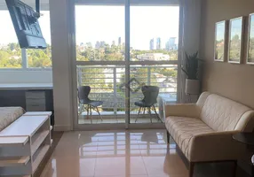 Foto 1 de Apartamento com 1 Quarto para venda ou aluguel, 46m² em Tamboré, Santana de Parnaíba