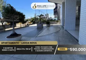 Foto 1 de Apartamento com 3 Quartos à venda, 156m² em Lagoa Nova, Natal