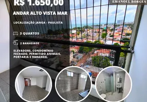 Foto 1 de Apartamento com 3 Quartos para alugar, 70m² em Janga, Paulista