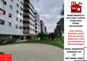 Foto 1 de Apartamento com 4 Quartos à venda, 147m² em Setor Sudoeste, Brasília