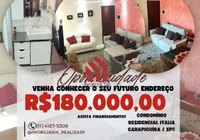 Foto 1 de Apartamento com 2 Quartos à venda, 50m² em Jardim Felipe, Carapicuíba