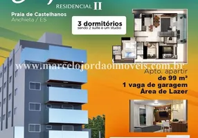 Foto 1 de Apartamento com 3 Quartos à venda, 94m² em Praia dos Castelhanos, Anchieta