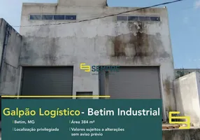Foto 1 de Galpão/Depósito/Armazém à venda, 384m² em Betim Industrial, Betim