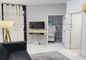 Foto 1 de Flat com 1 Quarto para alugar, 41m² em Moema, São Paulo