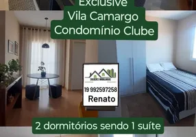 Foto 1 de Apartamento com 2 Quartos à venda, 52m² em Vila Camargo, Limeira