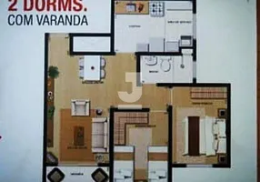 Foto 1 de Apartamento com 3 Quartos à venda, 54m² em Vila Nova Esperia, Jundiaí