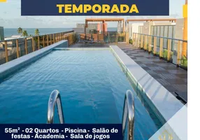 Foto 1 de Apartamento com 2 Quartos para alugar, 55m² em Tambaú, João Pessoa