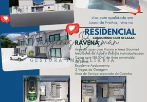 Foto 1 de Casa de Condomínio com 3 Quartos à venda, 200m² em Pitangueiras, Lauro de Freitas