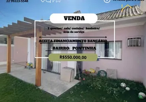 Foto 1 de Casa com 3 Quartos à venda, 10m² em Pontinha, Araruama