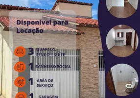 Foto 1 de Casa com 3 Quartos para alugar, 60m² em Centro, Solânea