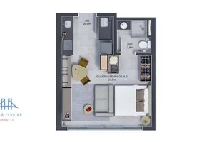 Foto 1 de Apartamento com 1 Quarto à venda, 32m² em Estreito, Florianópolis